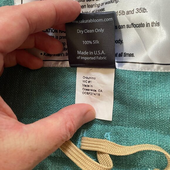Sakura Bloom Onbuhimo 100% Silk Carrier - Picture 2 of 4
